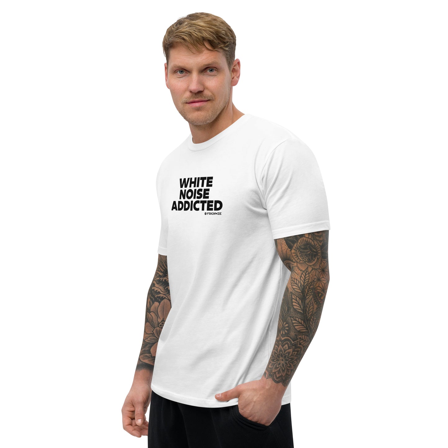 "White Noise Addicted" Short Sleeve T-Shirt