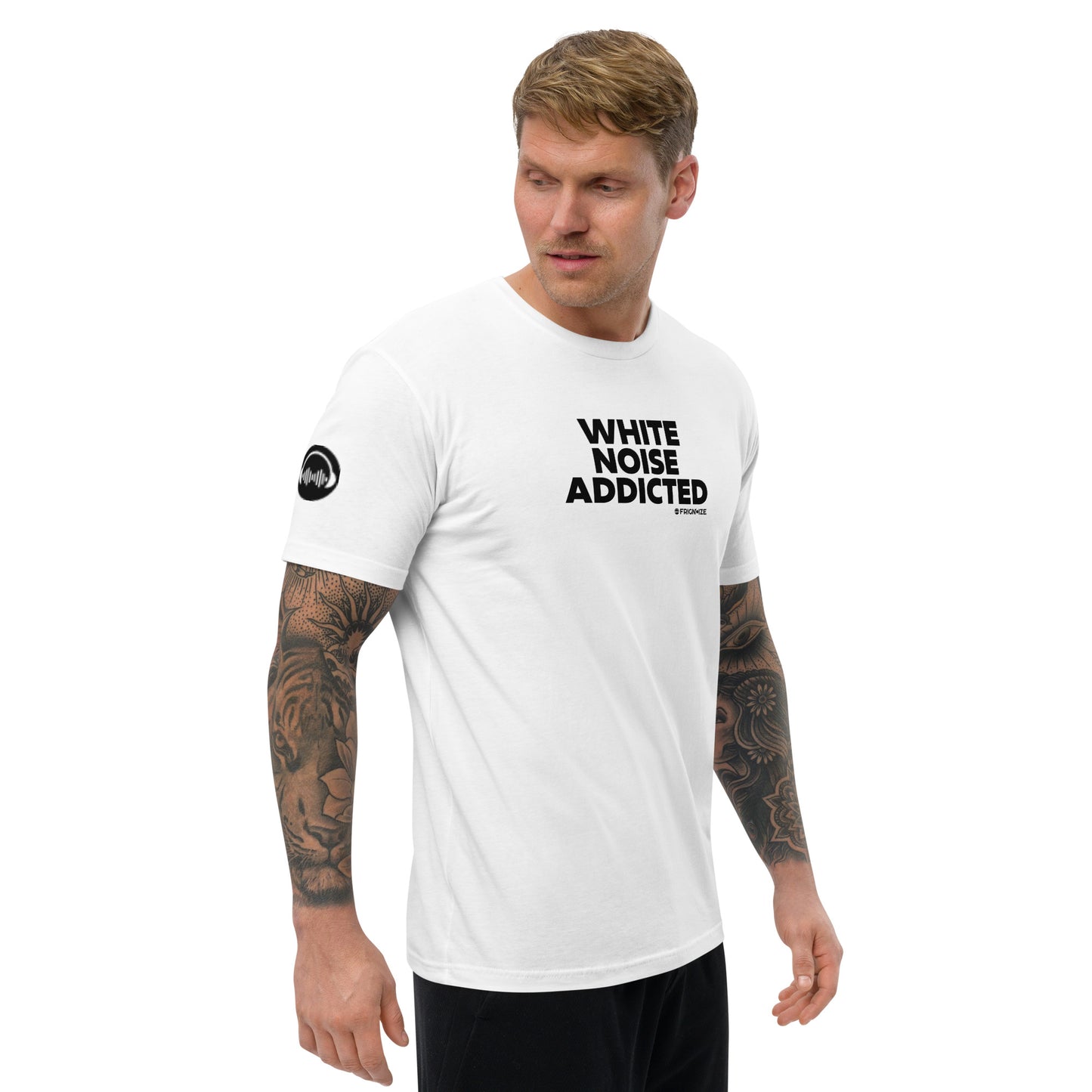 "White Noise Addicted" Short Sleeve T-Shirt