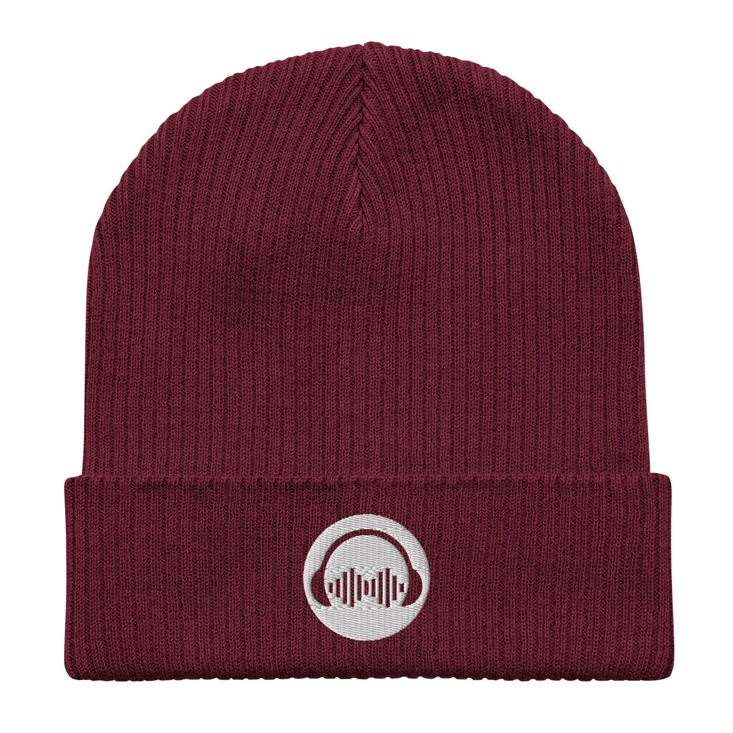 FRIGNOIZE® Organic Ribbed Beanie (Only Logo)