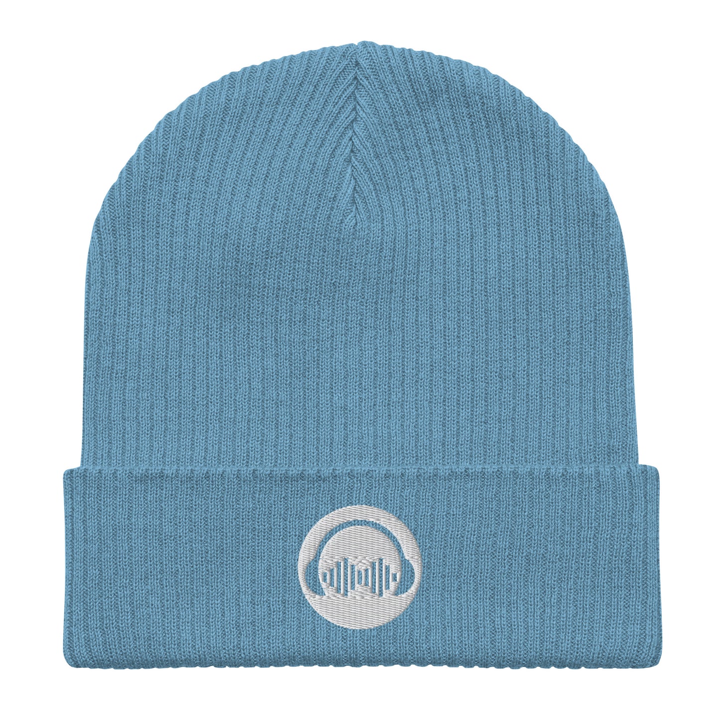 FRIGNOIZE® Organic Ribbed Beanie (Only Logo)