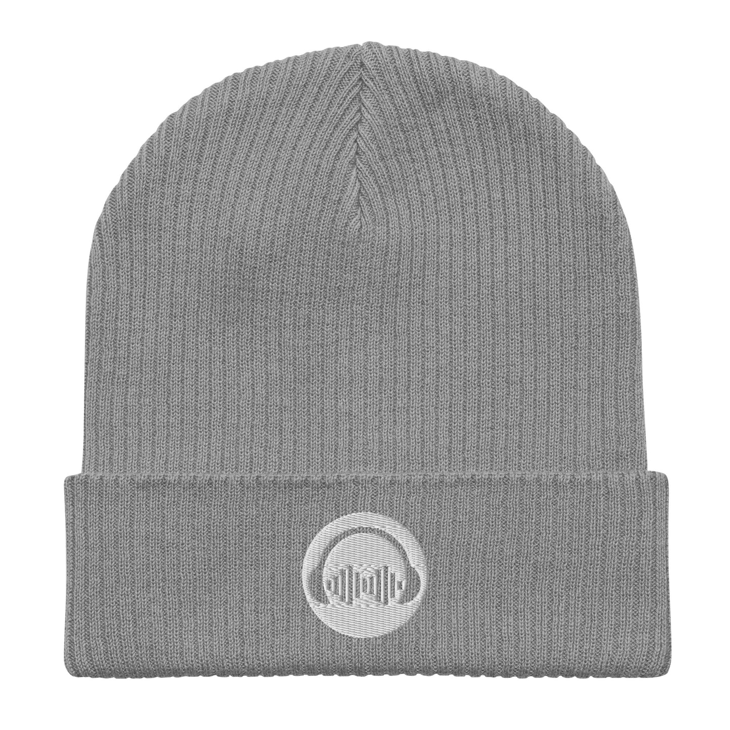 FRIGNOIZE® Organic Ribbed Beanie (Only Logo)