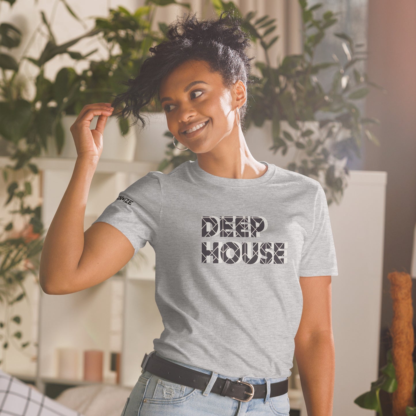 "DEEP HOUSE" - Short-Sleeve Unisex T-Shirt