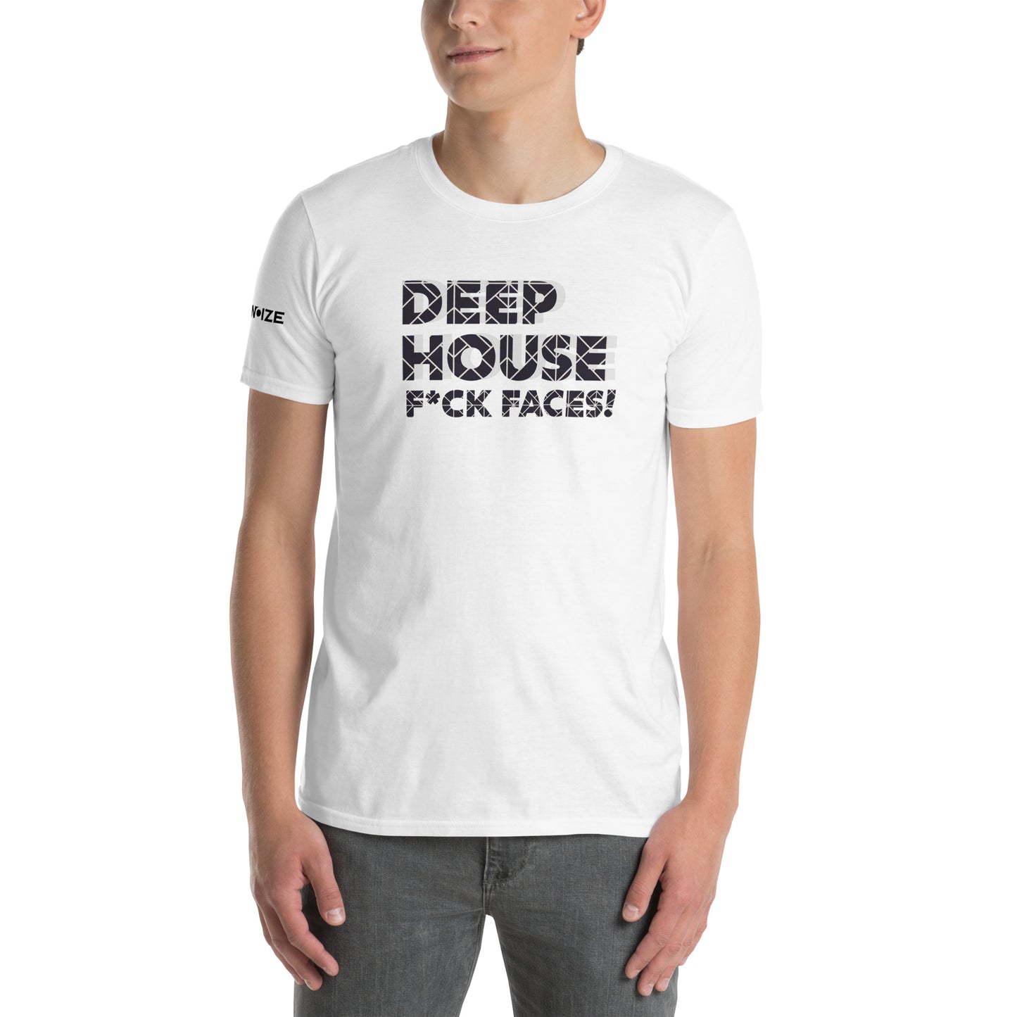 "DEEP HOUSE" - Short-Sleeve Unisex T-Shirt (Explicit)