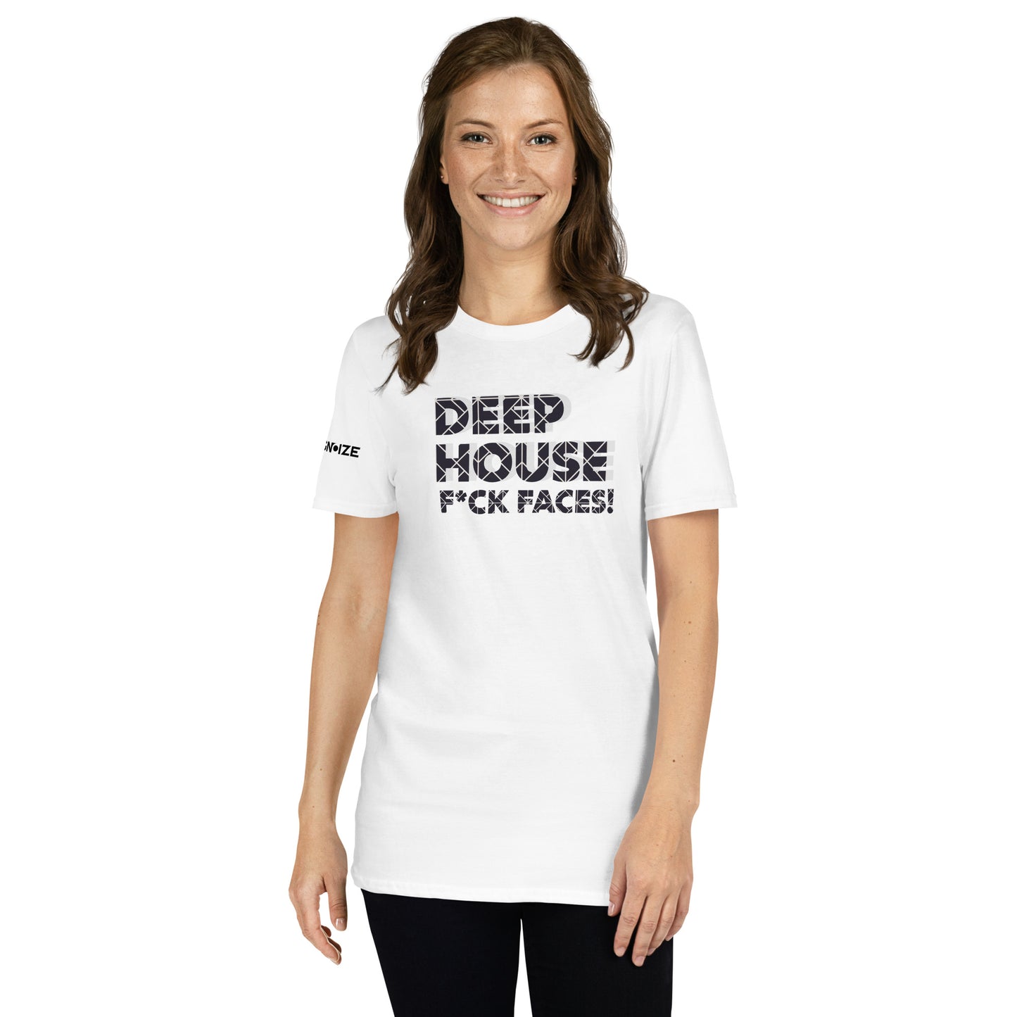 "DEEP HOUSE" - Short-Sleeve Unisex T-Shirt (Explicit)
