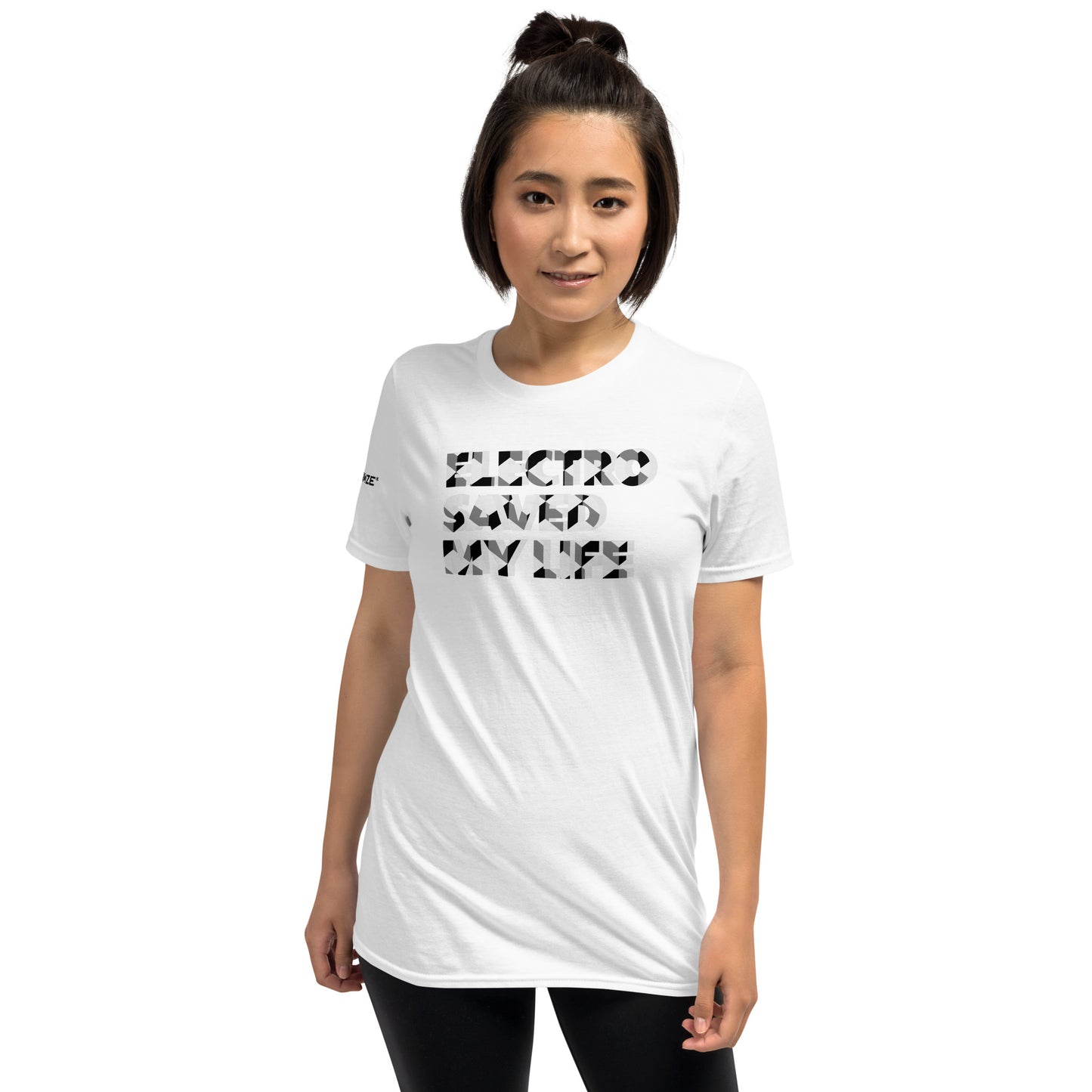 "ELECTRO SAVED MY LIFE" - Short-Sleeve Unisex T-Shirt
