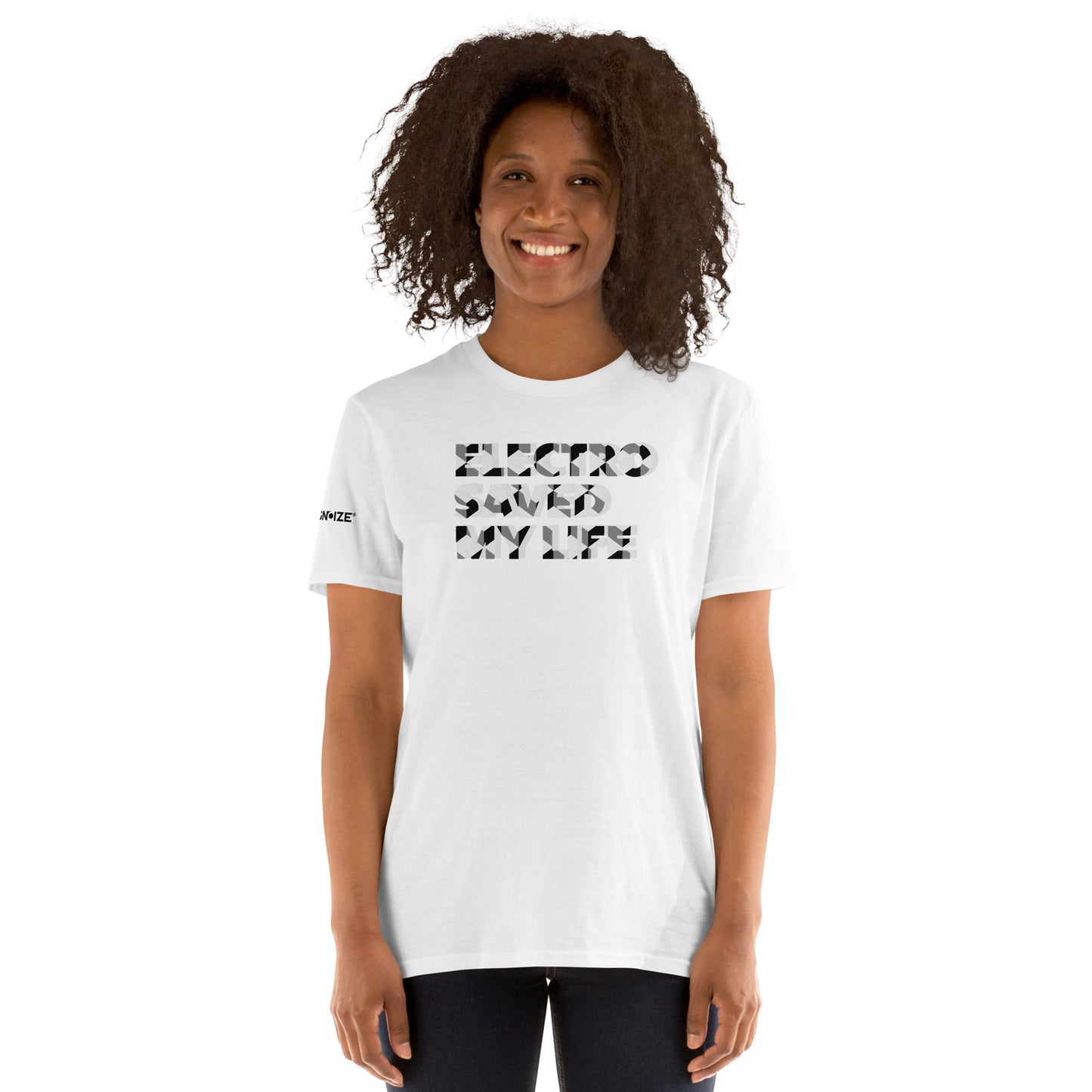 "ELECTRO SAVED MY LIFE" - Short-Sleeve Unisex T-Shirt