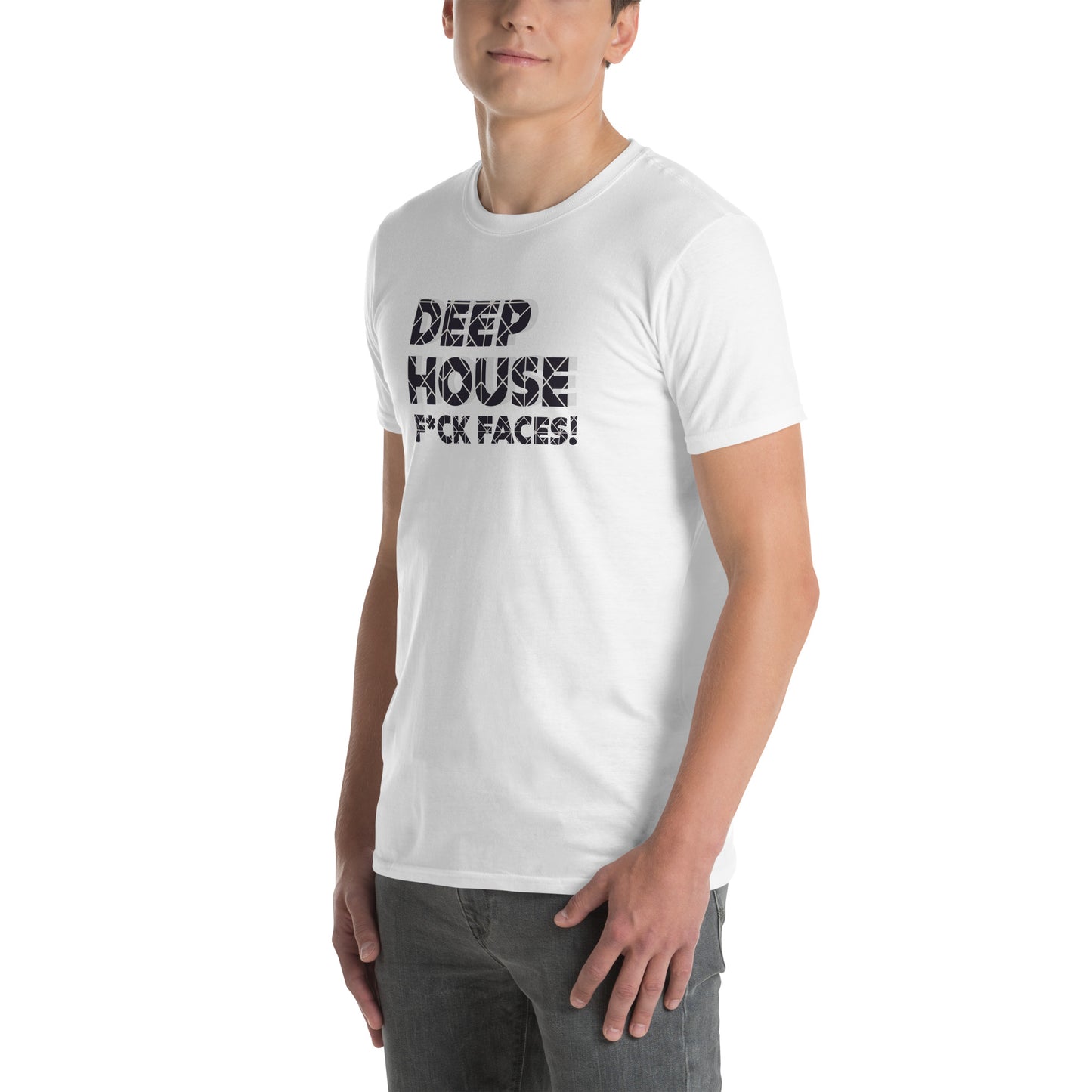 "DEEP HOUSE" - Short-Sleeve Unisex T-Shirt (Explicit)