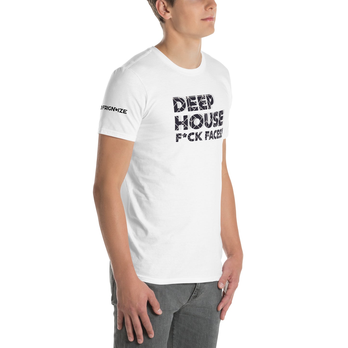 "DEEP HOUSE" - Short-Sleeve Unisex T-Shirt (Explicit)
