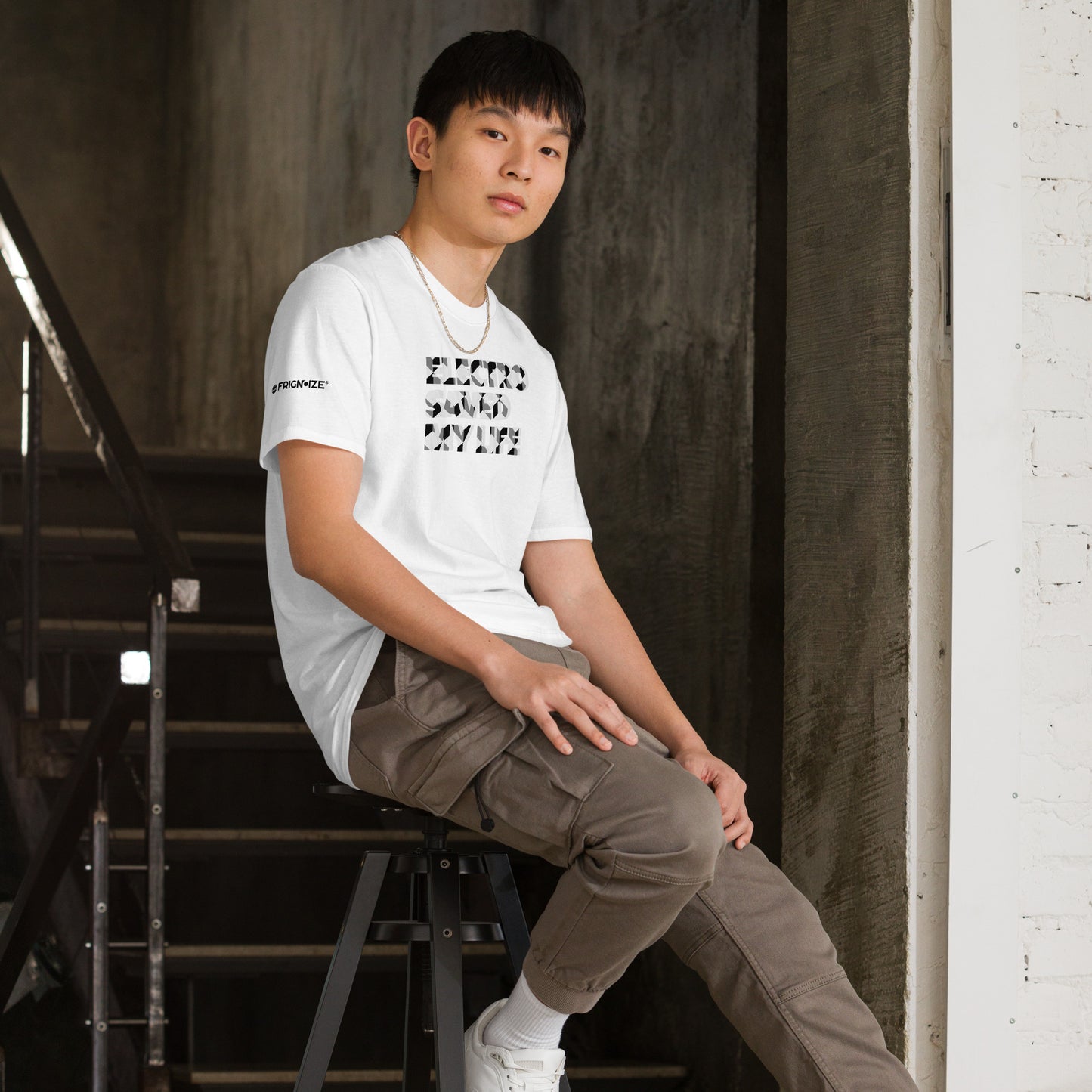 "ELECTRO SAVED MY LIFE" - Short-Sleeve Unisex T-Shirt