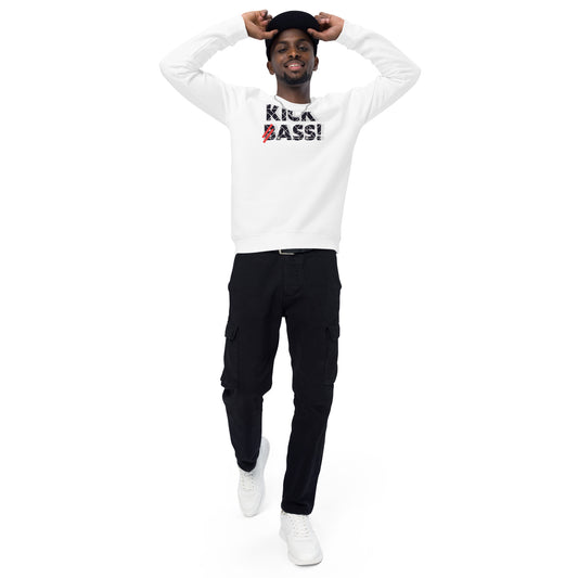 KICK (B)ASS! - Unisex Organic Raglan Sweatshirt