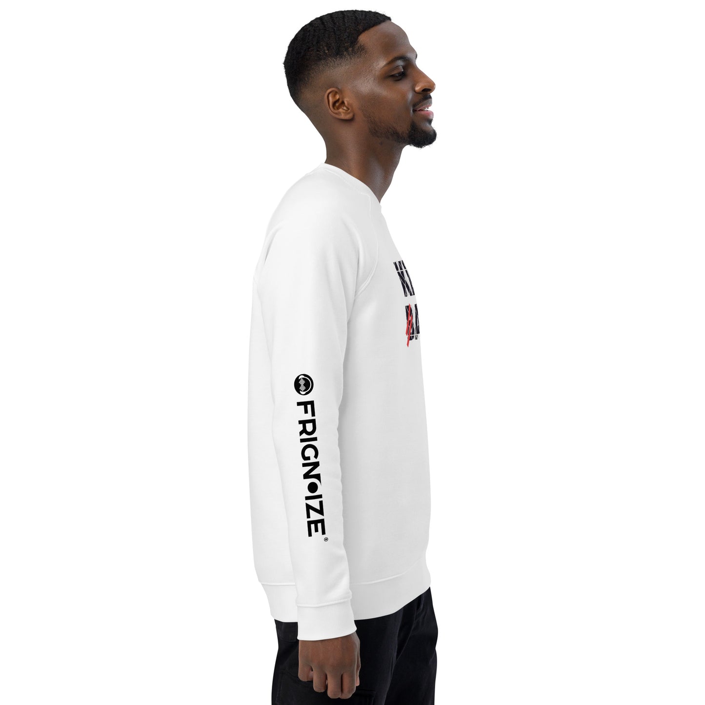 KICK (B)ASS! - Unisex Organic Raglan Sweatshirt